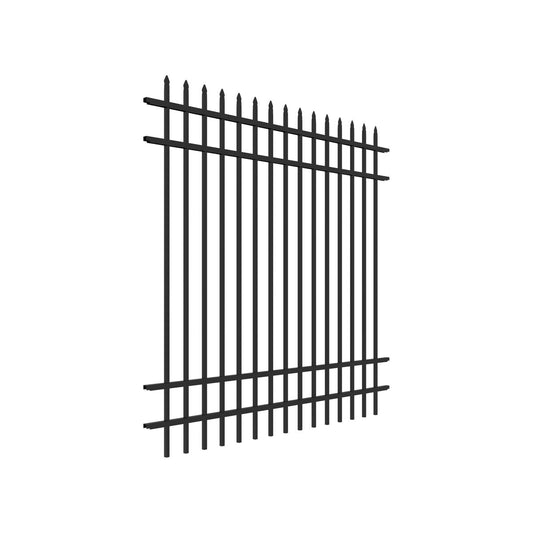 Marble Home Series - Fence Panel - 6' x 6'-Aluminum Fence Panels-ActiveYards-Black-FenceCenter