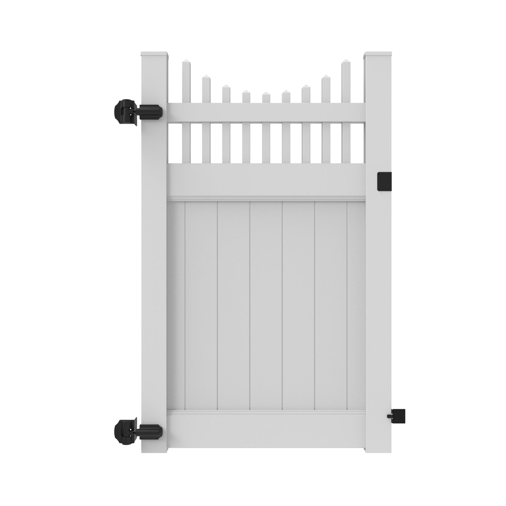 Aspen Haven Series - Walk Gate - 6' x 46"-Vinyl Fence Gates-ActiveYards-White-FenceCenter