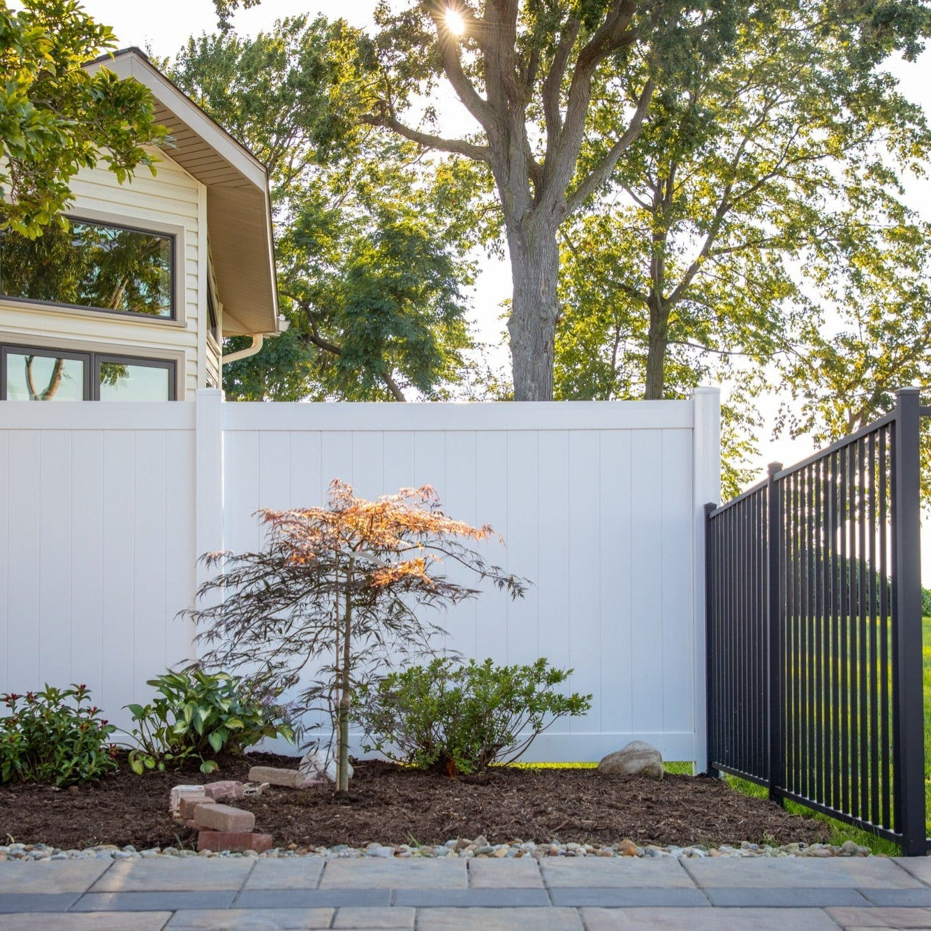 Bedrock Haven Series - Fence Panel - 4' x 6'-Aluminum Fence Panels-ActiveYards-Black-FenceCenter