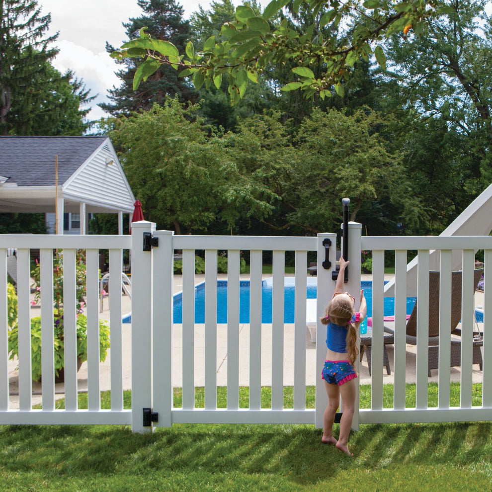 Pool Safety Latch - Locking – FenceCenter