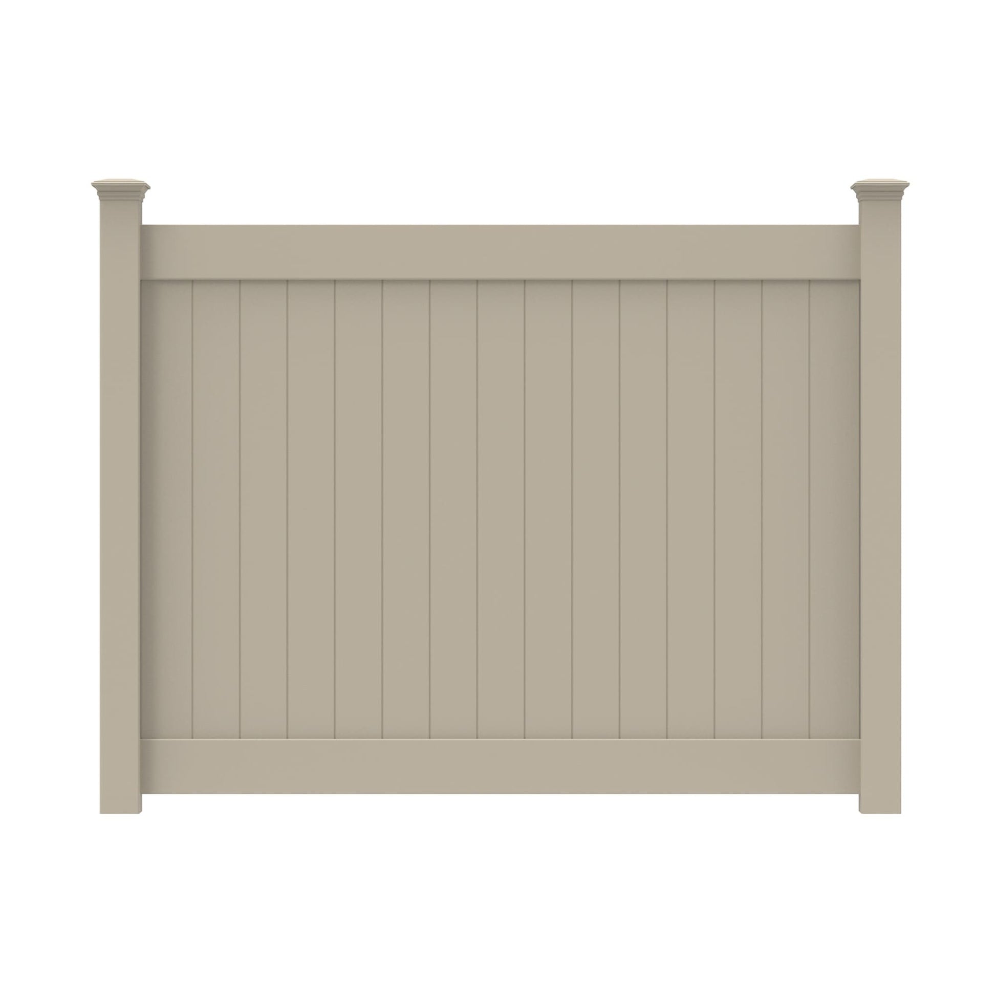 Dogwood Home Series - Fence Panel - 6' x 8'-Vinyl Fence Panels-ActiveYards-Clay-FenceCenter