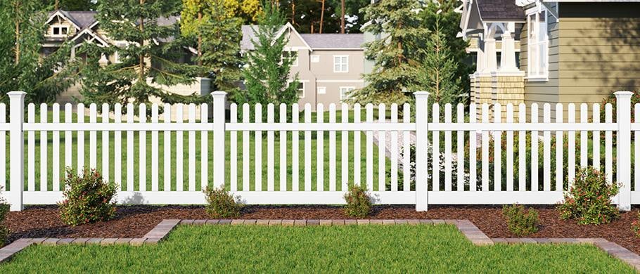 ActiveYards-Vinyl Fence-Silverbell Straight