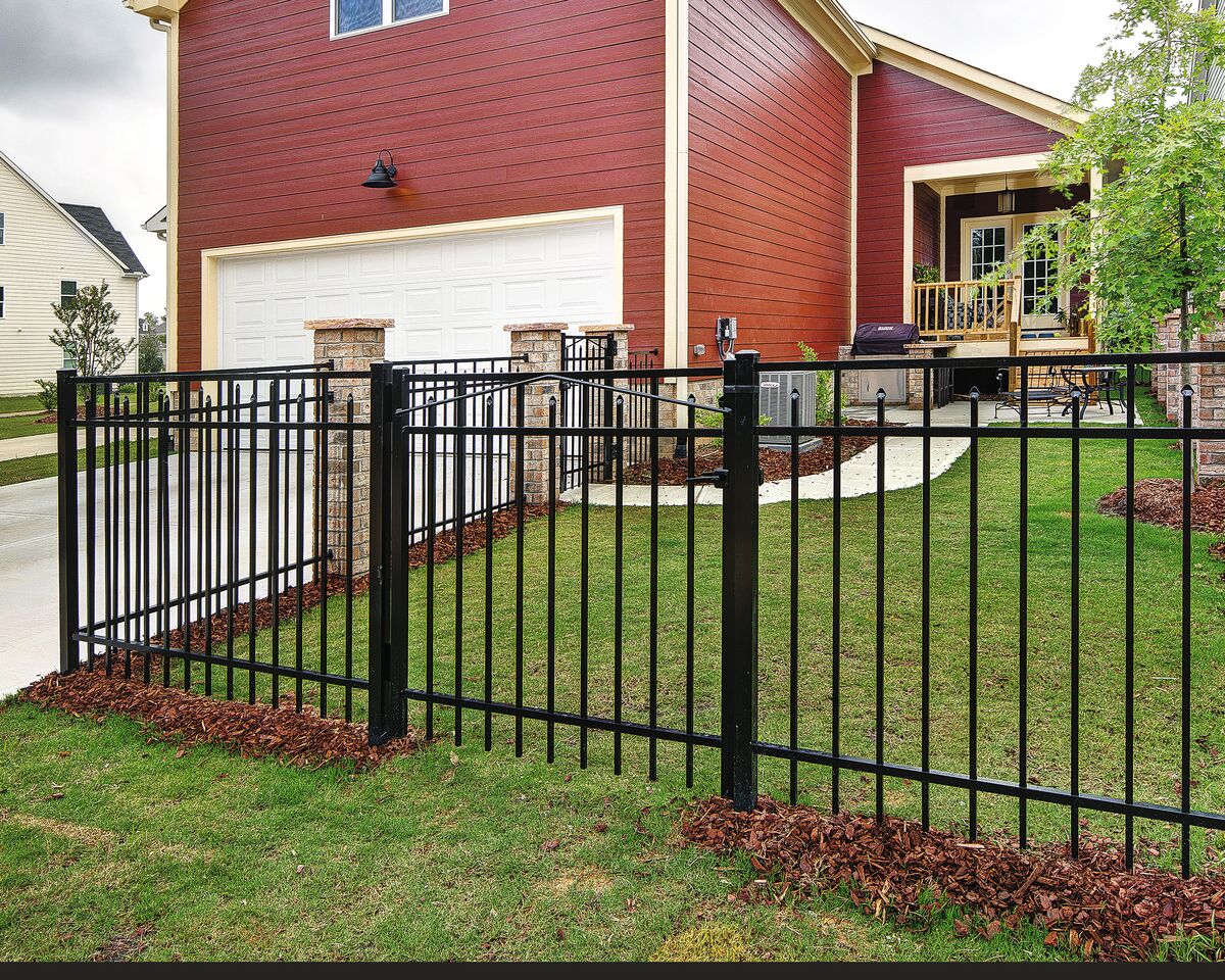 Amethyst Home Series - Fence Panel - 5' x 6'-Aluminum Fence Panels-ActiveYards-Black-FenceCenter