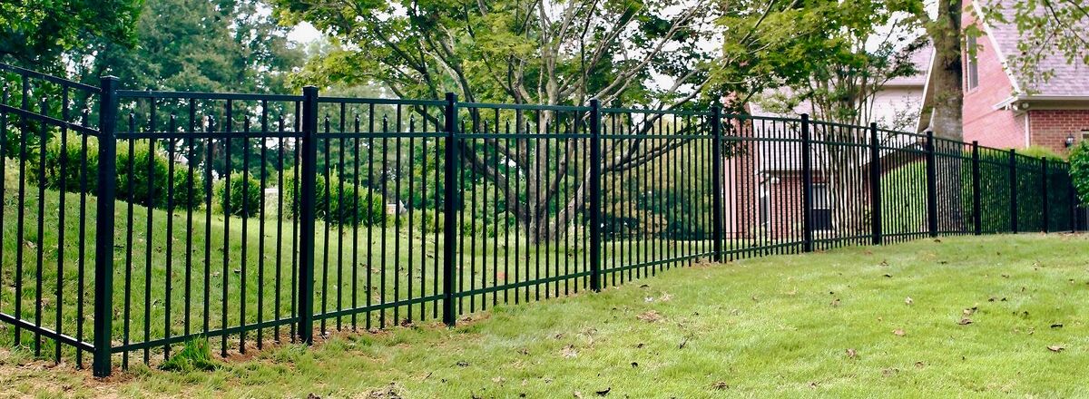 Amethyst Home Series - Fence Panel - 5' x 6'-Aluminum Fence Panels-ActiveYards-Black-FenceCenter