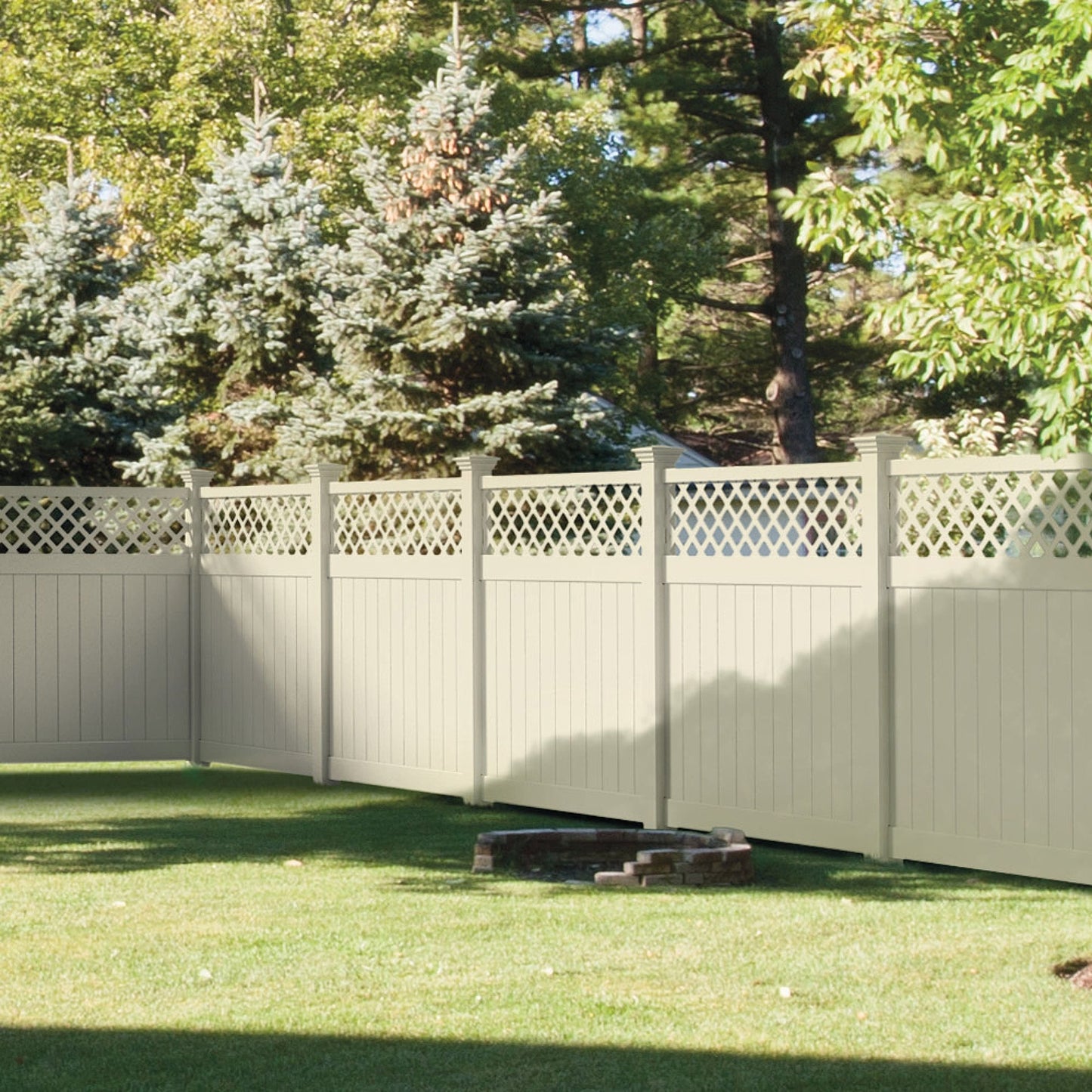 Arrowwood Home Series - Fence Panel - 6' x 8'-Vinyl Fence Panels-ActiveYards-FenceCenter