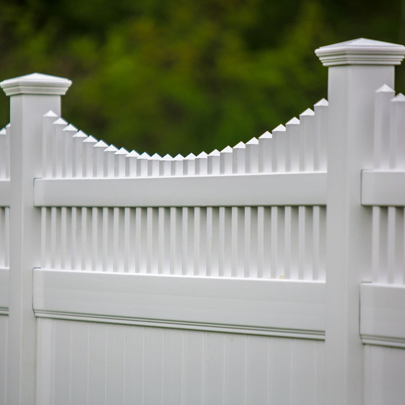 Aspen Haven Series - Fence Panel - 6' x 8'-Vinyl Fence Panels-ActiveYards-White-FenceCenter