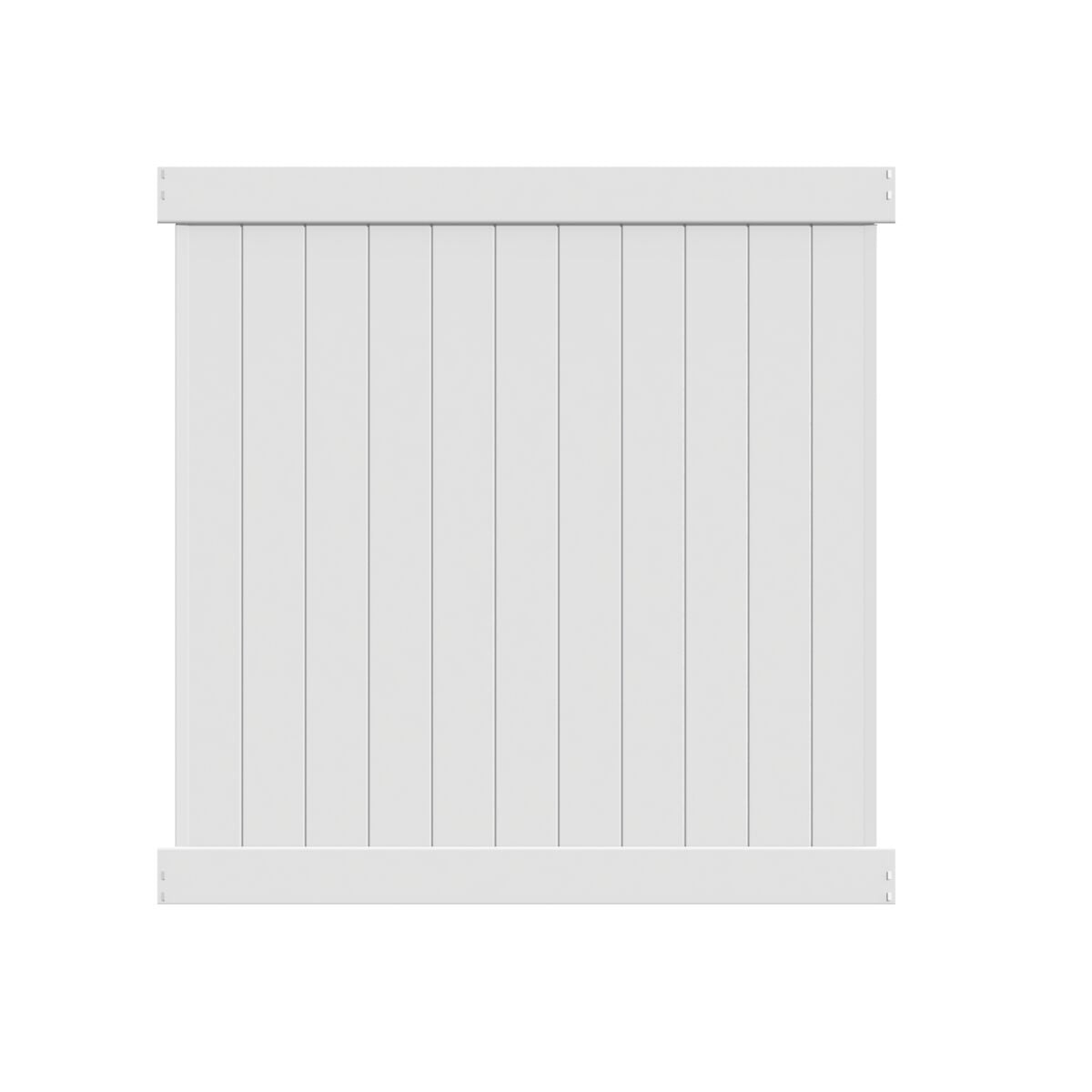 Dogwood Harbor Series - Fence Panel - 6' x 6'-Vinyl Fence Panels-ActiveYards-White-FenceCenter