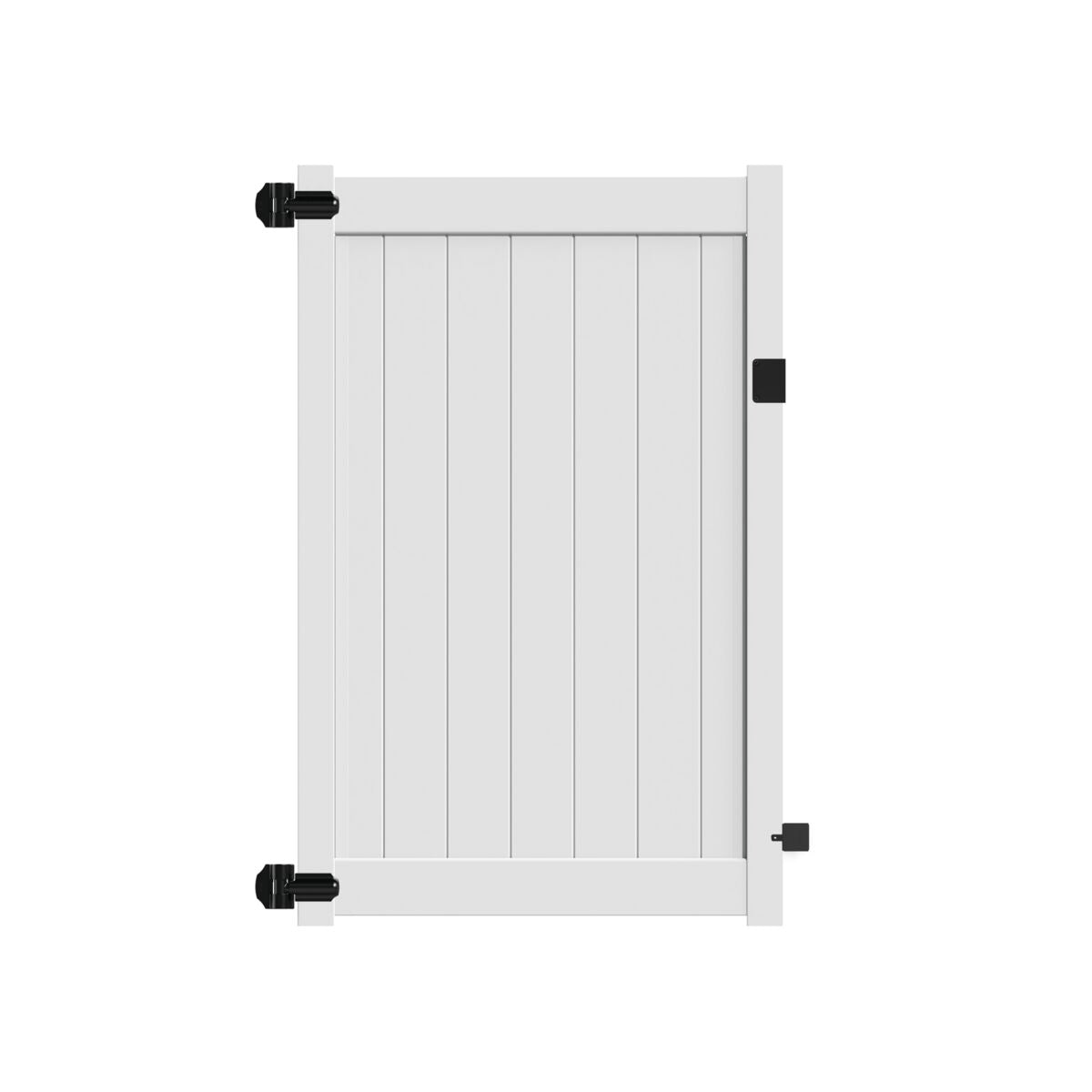Dogwood Harbor Series - Walk Gate - 6' x 46"-Vinyl Fence Gates-ActiveYards-White-FenceCenter