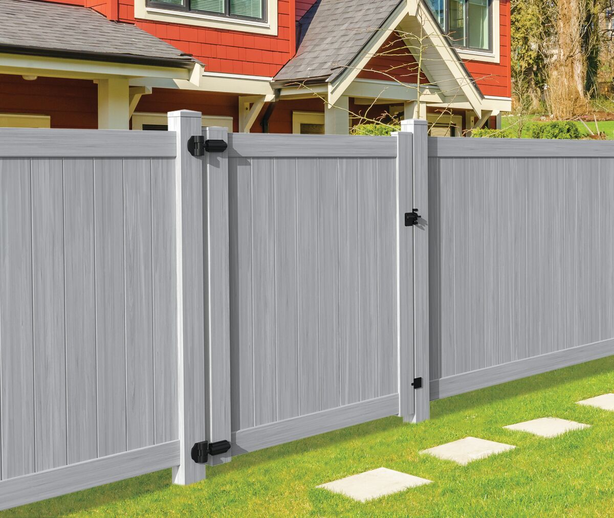 Dogwood Harbor Series - Walk Gate - 6' x 58"-Vinyl Fence Gates-ActiveYards-FenceCenter