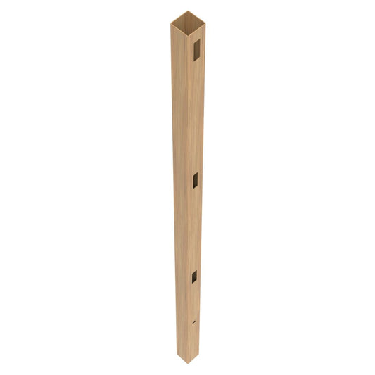 End Post - 5" x 5" x 144" (DB)-Vinyl Fence Posts-ActiveYards-Cypress-FenceCenter