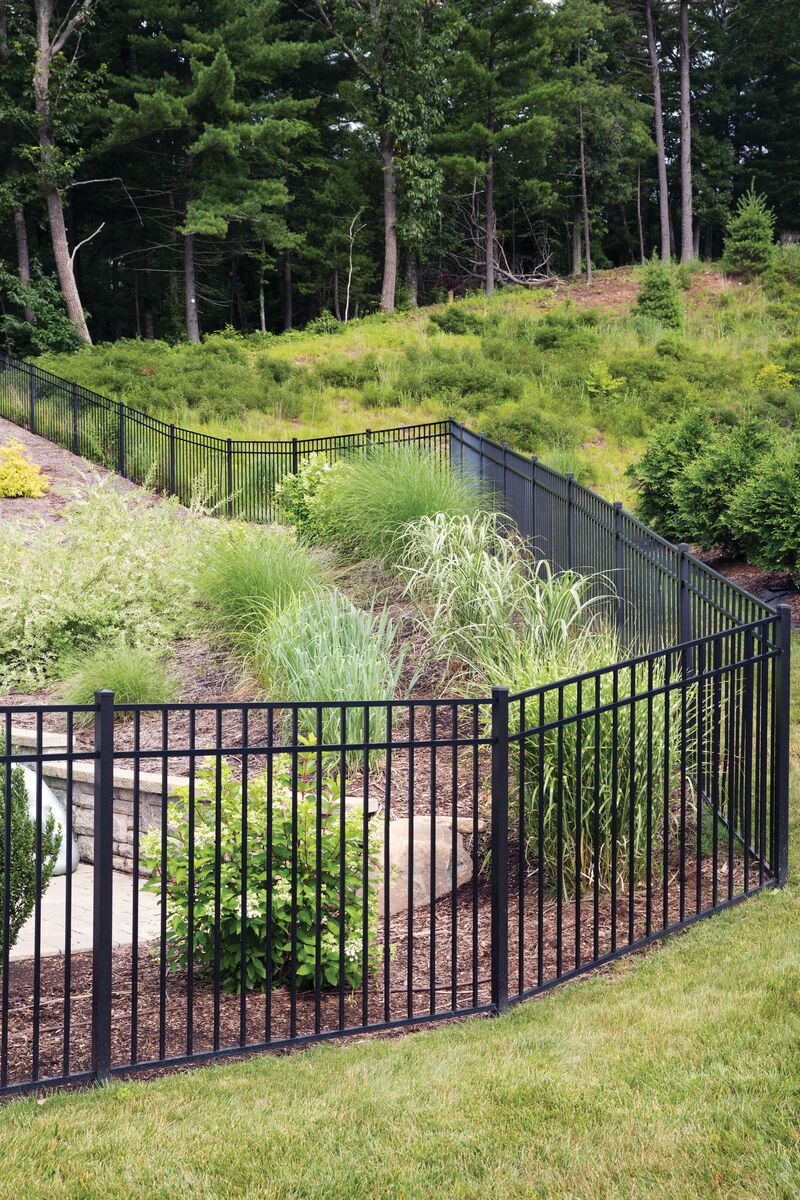 Granite Pool Harbor Series - Drop Rail Fence Panel - 4½' x 6